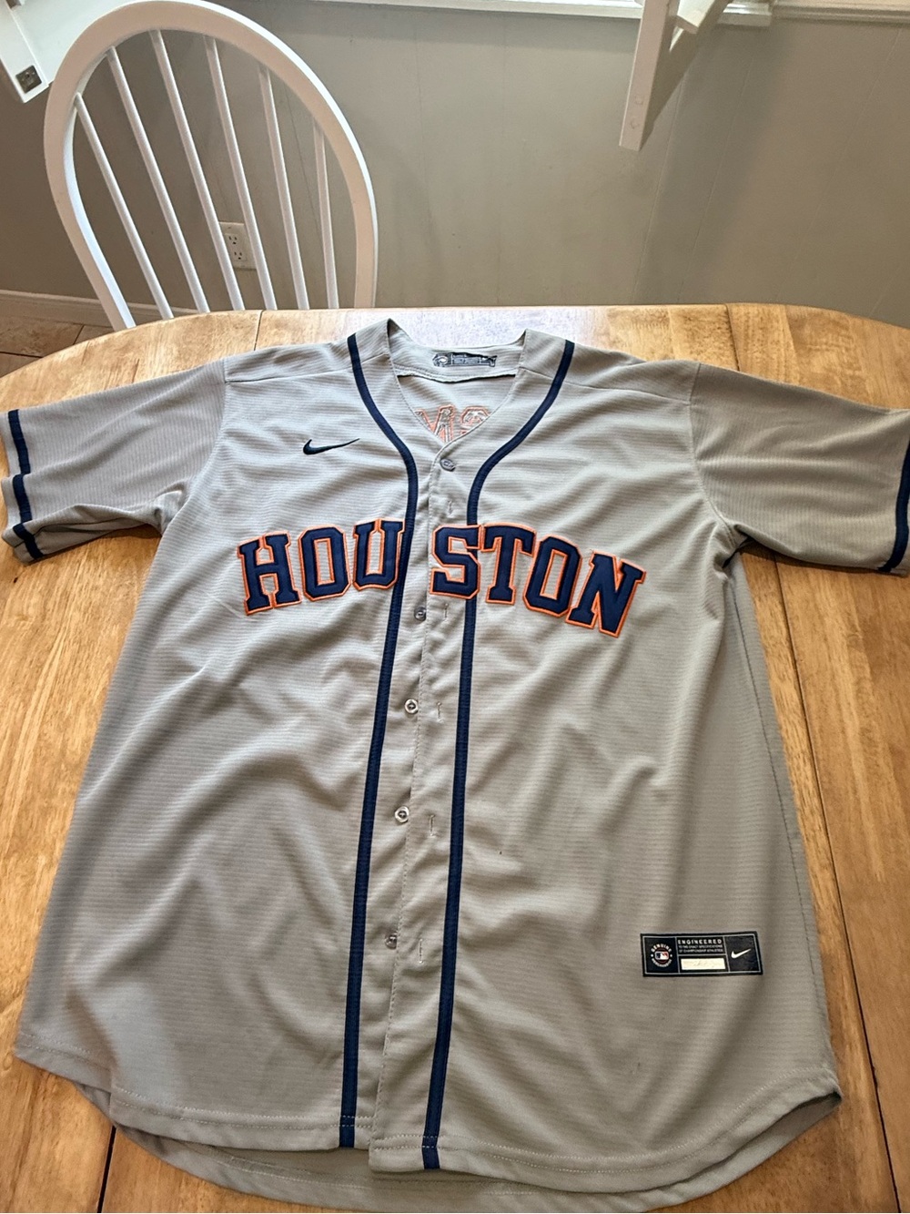 Nike Men’s Astros Alex Bregman Away Jersey men’s large
